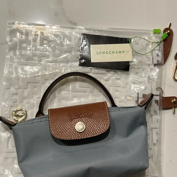 Lonchamp la pliage mini in grey - Picture 7 of 8